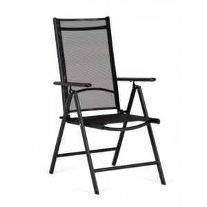 Hector Skládací zahradní židle Dizu černá