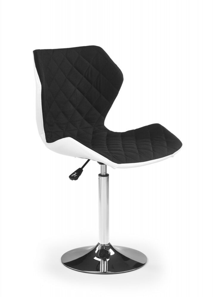 HALMAR Barová židle Rixo černá/bílá