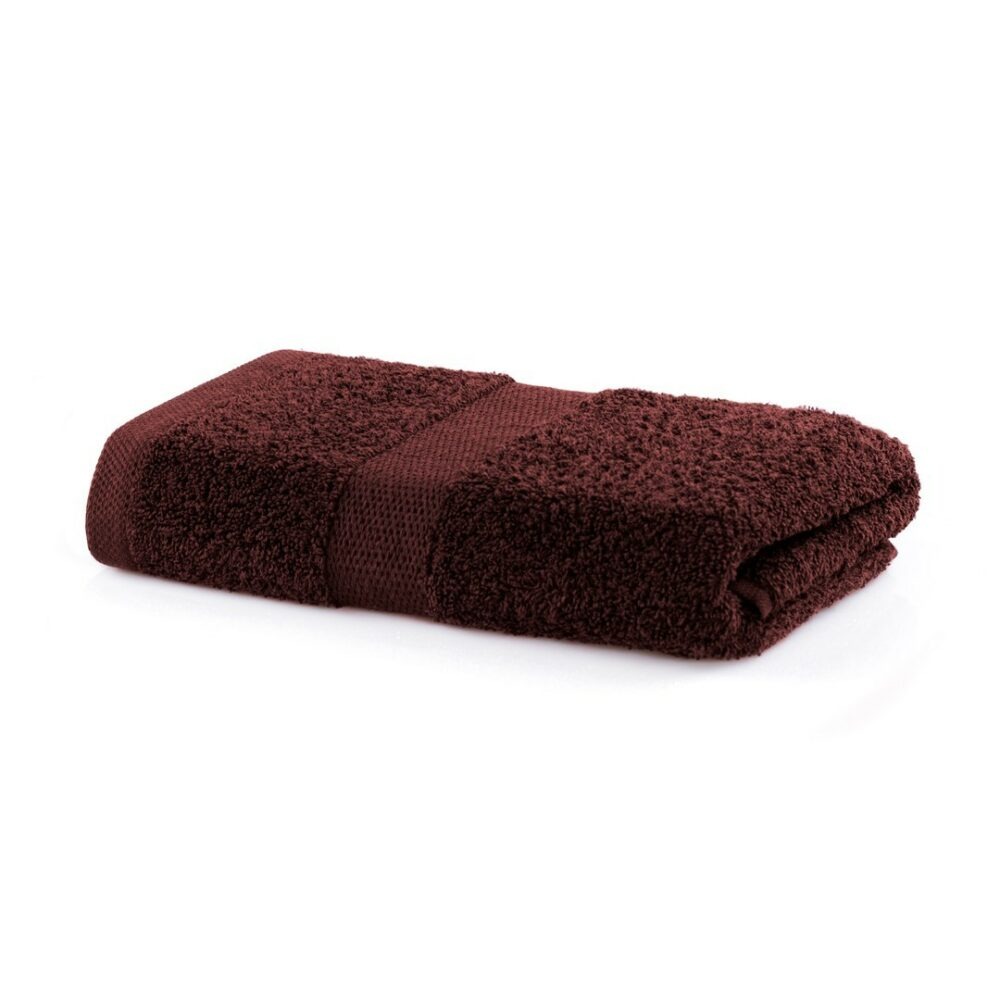 Bavlněný ručník DecoKing Marina hnědý