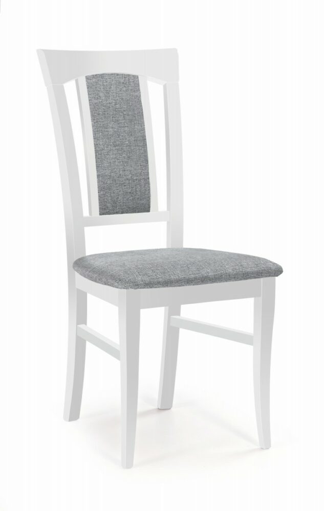 HALMAR Jídelní židle Rado bílá/šedá