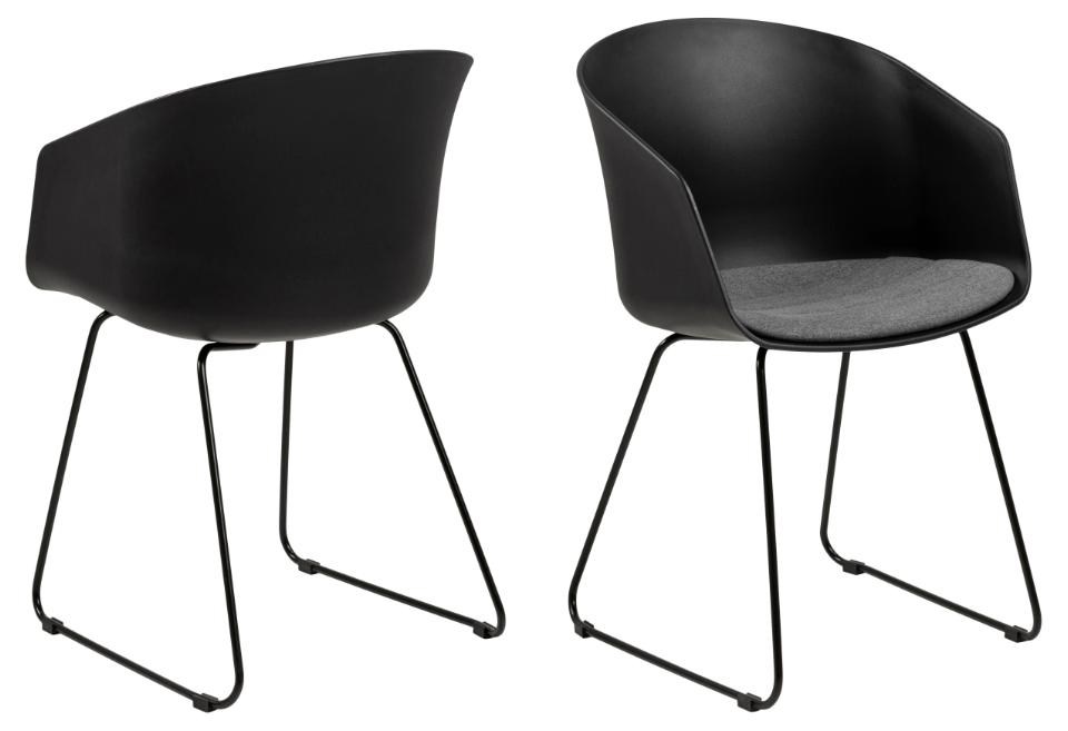 Actona Designová židle Moon černá