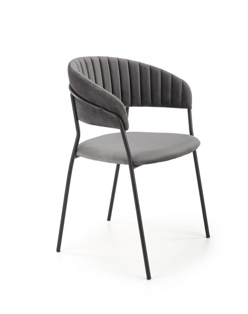 HALMAR Designová židle Peva šedá