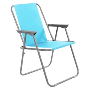 Bluegarden Skládací zahradní židle Hunter světle modrá