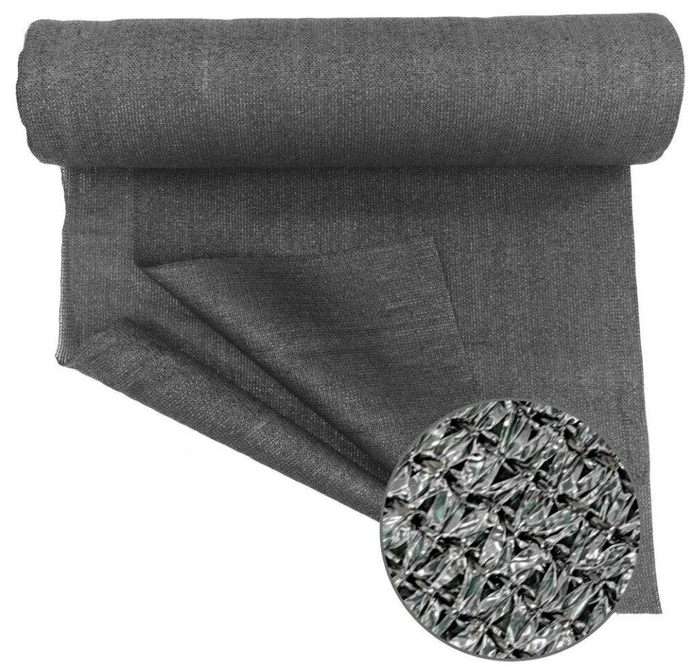 Kontrast Maskovací a stínící tkanina Bery 150x1000 cm šedá