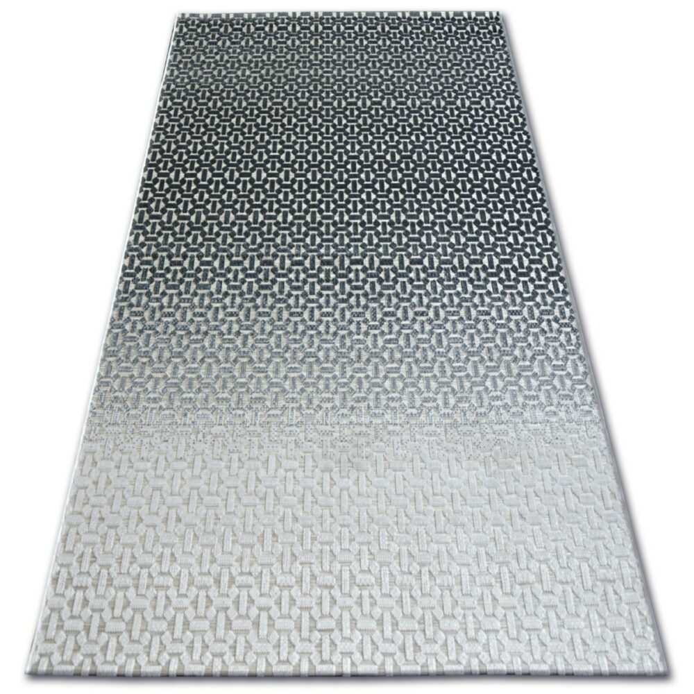 Dywany Lusczow Kusový koberec LISBOA 27208/356 structural černý / šedý