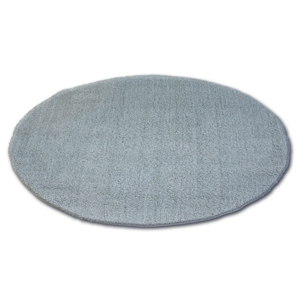 Dywany Lusczow Kulatý koberec SHAGGY MICRO stříbrný