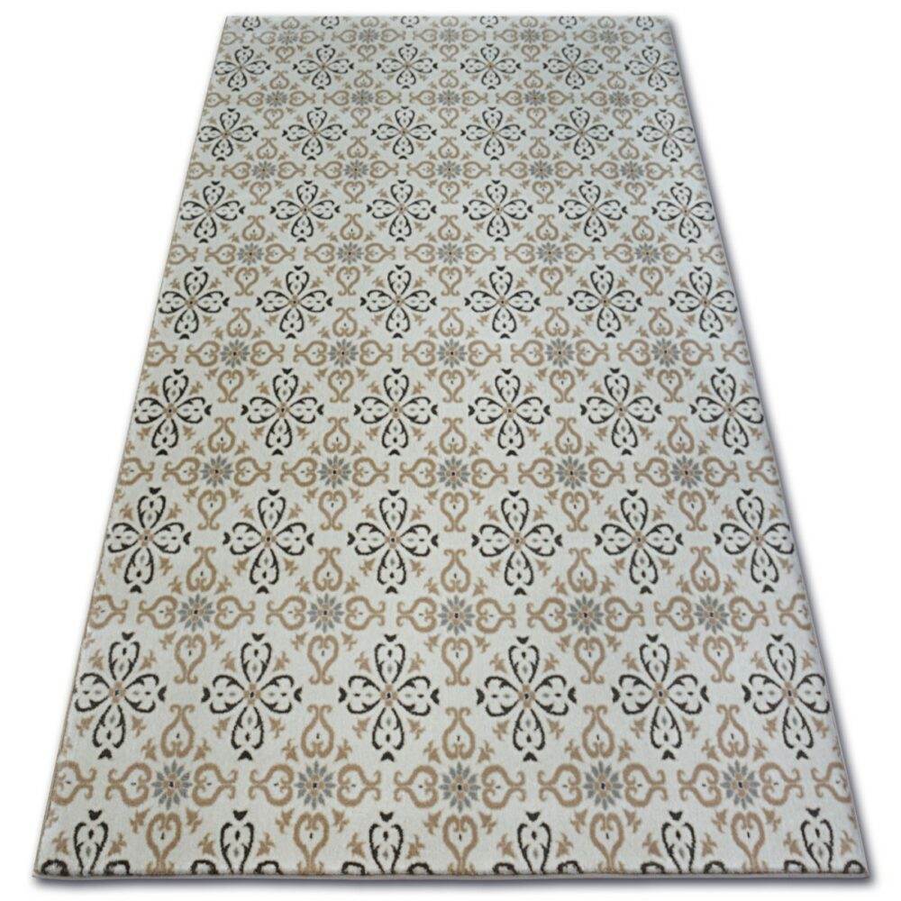 Dywany Lusczow Kusový koberec ARGENT - W4949 květiny krémový