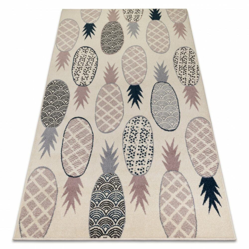 Dywany Lusczow Dětský koberec Pineapple krémový