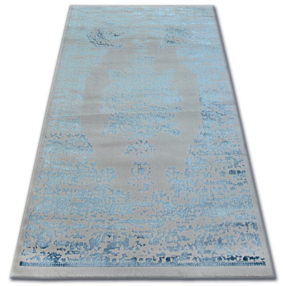 Dywany Lusczow Kusový koberec MANYAS Mariet šedo-modrý