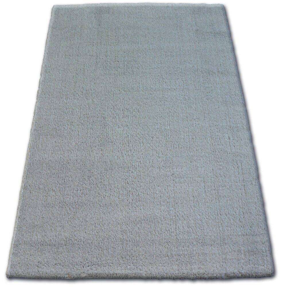 Dywany Lusczow Kusový koberec SHAGGY MICRO stříbrný