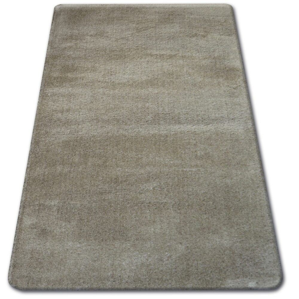 Dywany Lusczow Kusový koberec SHAGGY MICRO tmavě béžový