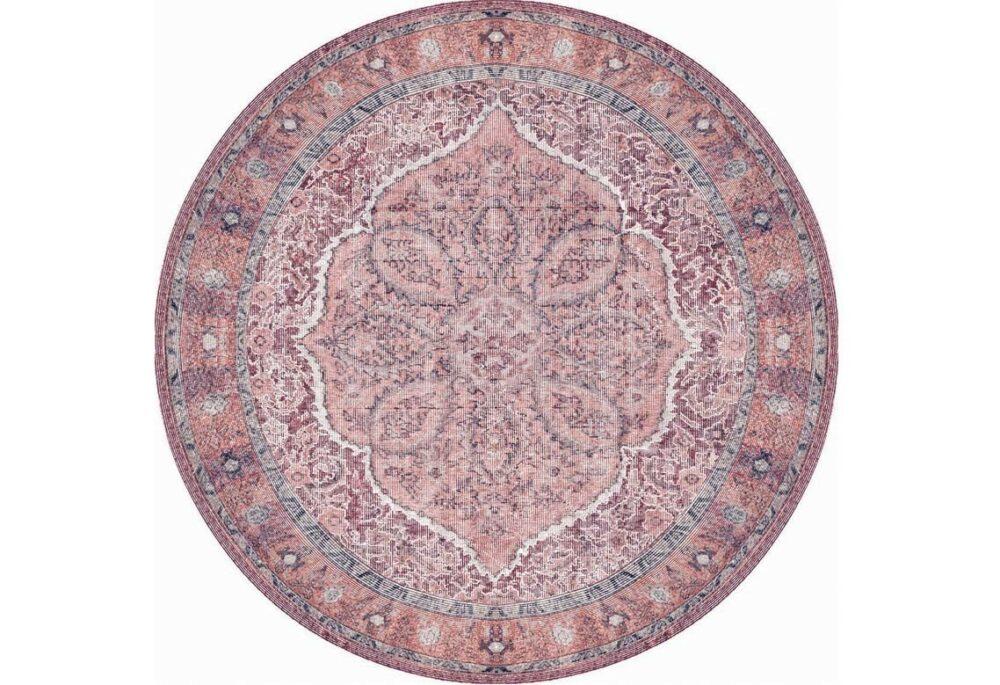 Conceptum Hypnose Kulatý koberec Blues Chenille 230 cm červený