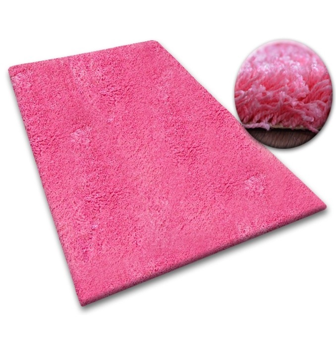 Dywany Lusczow Kusový koberec SHAGGY Izebelie 5cm růžový