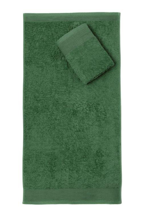 Faro Bavlněný ručník Aqua 70x140 cm lahvově zelený