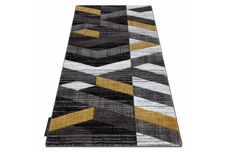 Dywany Lusczow Kusový koberec ALTER Bax pruhy zlatý