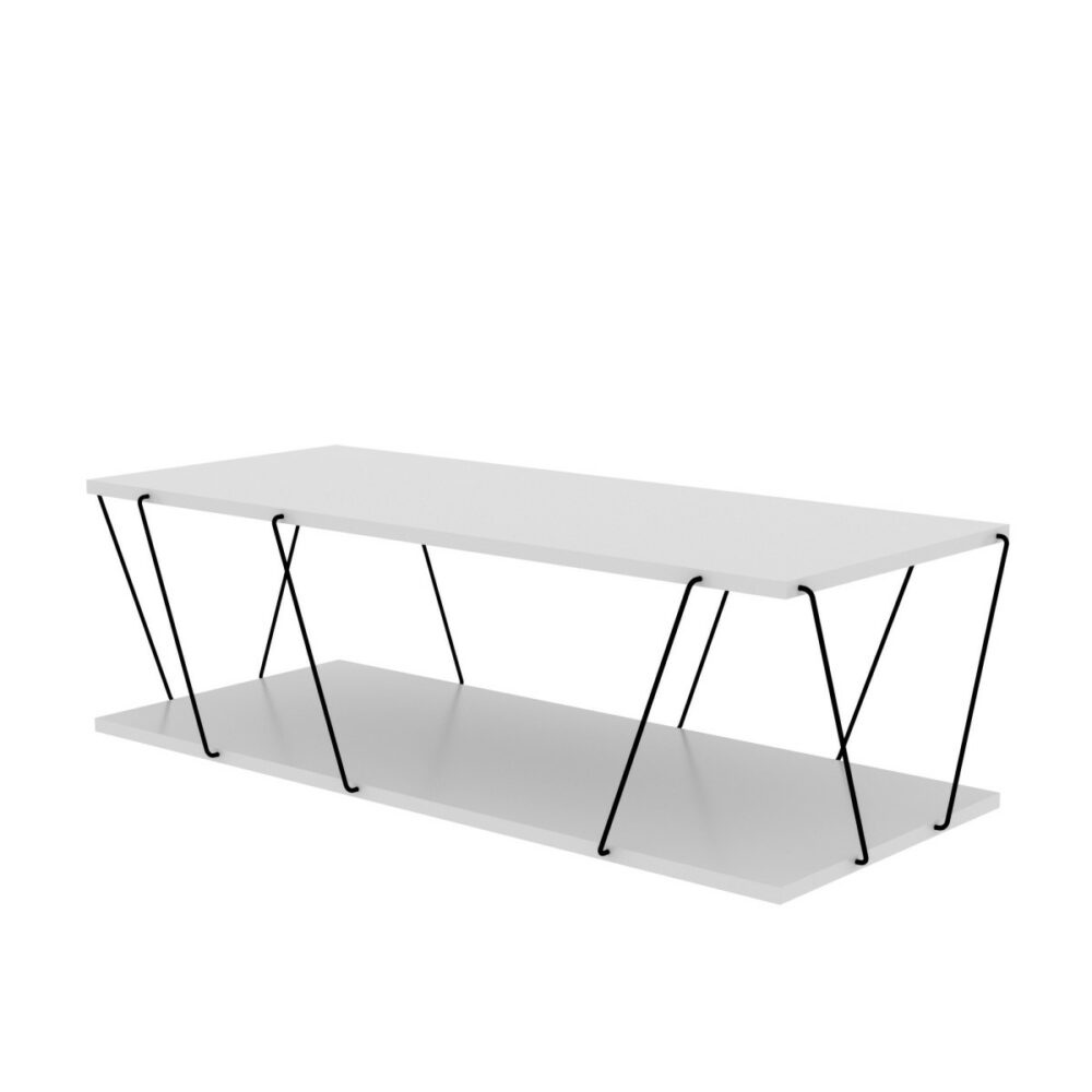 Kalune Design Konferenční stolek Labranda 120 cm bílý
