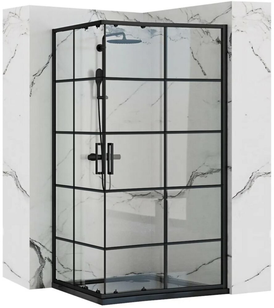 Sprchový kout Rea CONCEPT 80x100 cm černý