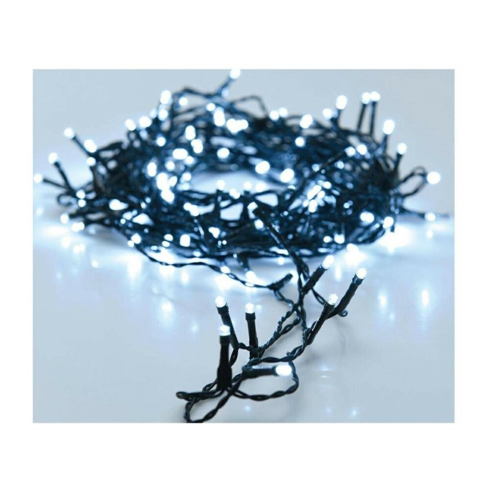 DekorStyle Vánoční světelný LED řetěz Decor II 18 m studená bílá