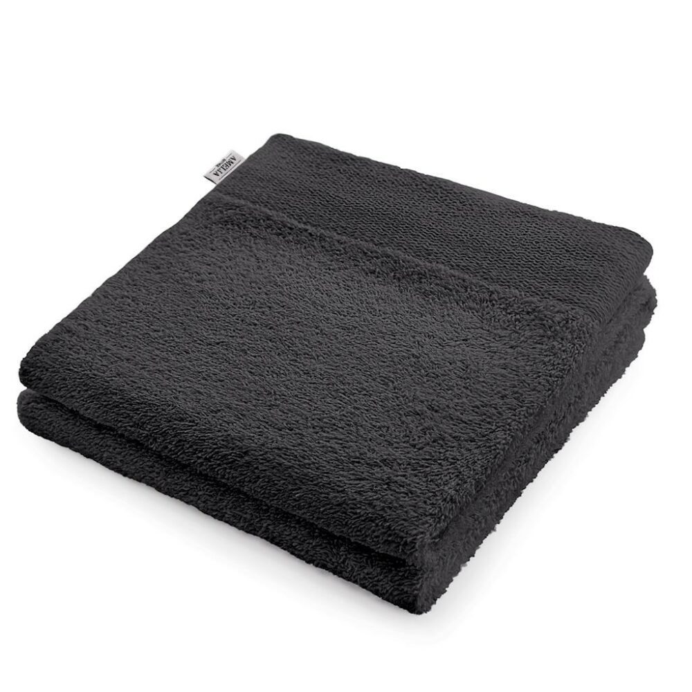 Bavlněný ručník AmeliaHome AMARI tmavě šedý