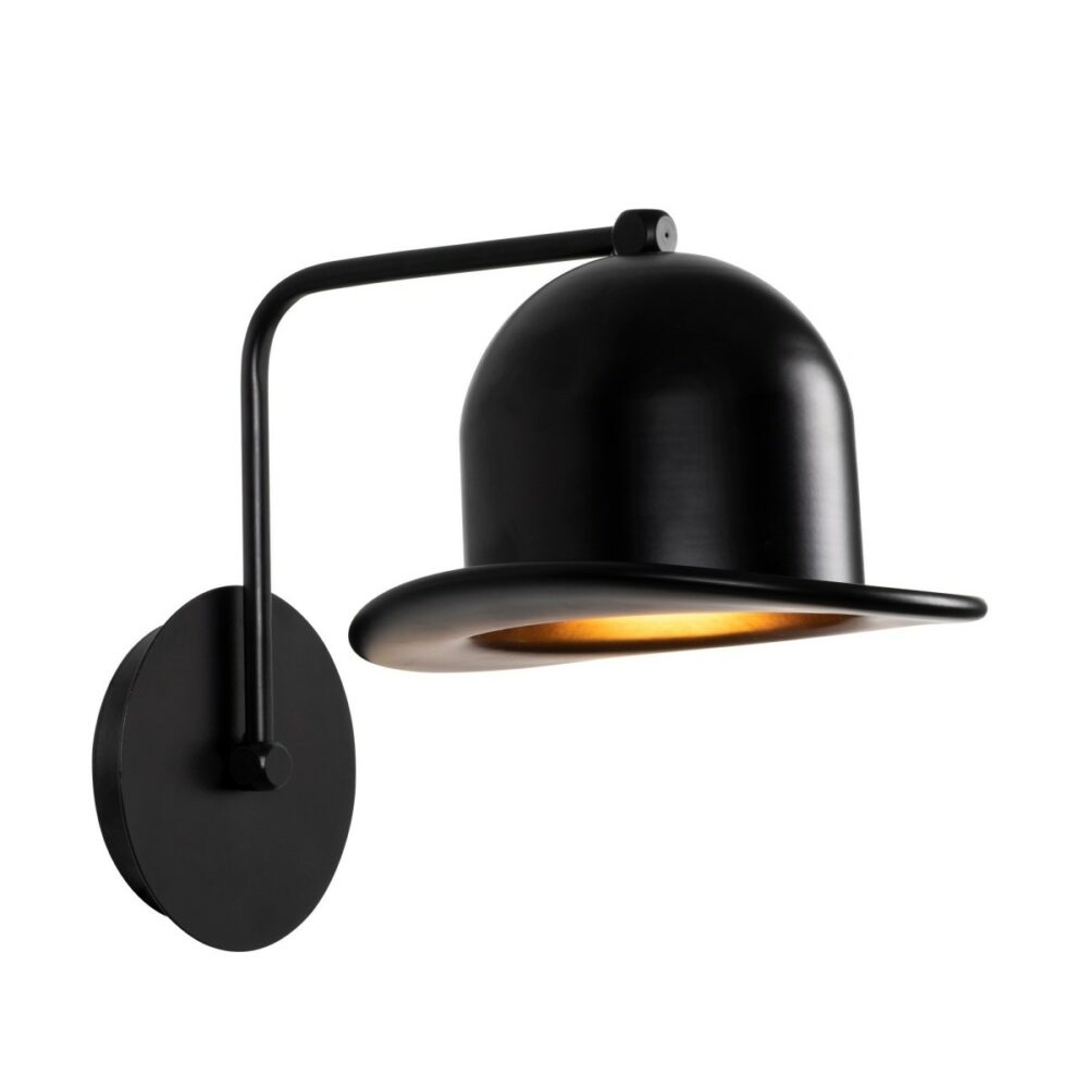 Opviq Nástěnná lampa Sivani Hat černá