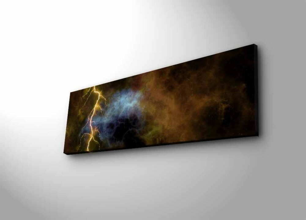 Wallity Obraz s LED osvětlením NOČNÍ BLESK 53 30 x 90 cm