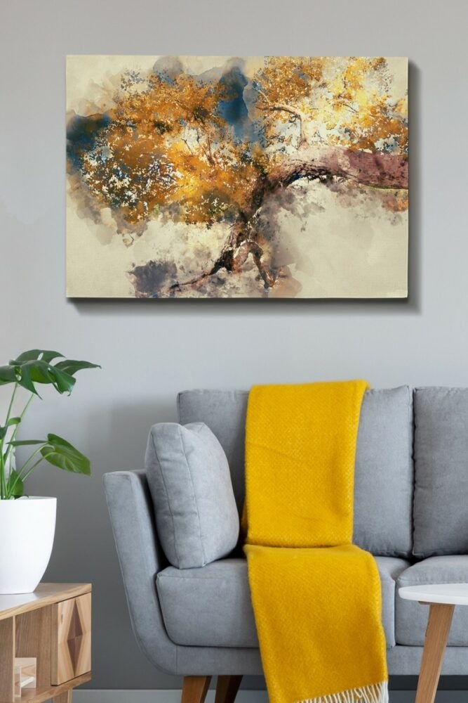 Hanah Home Obraz Strom na podzim 70x100 cm