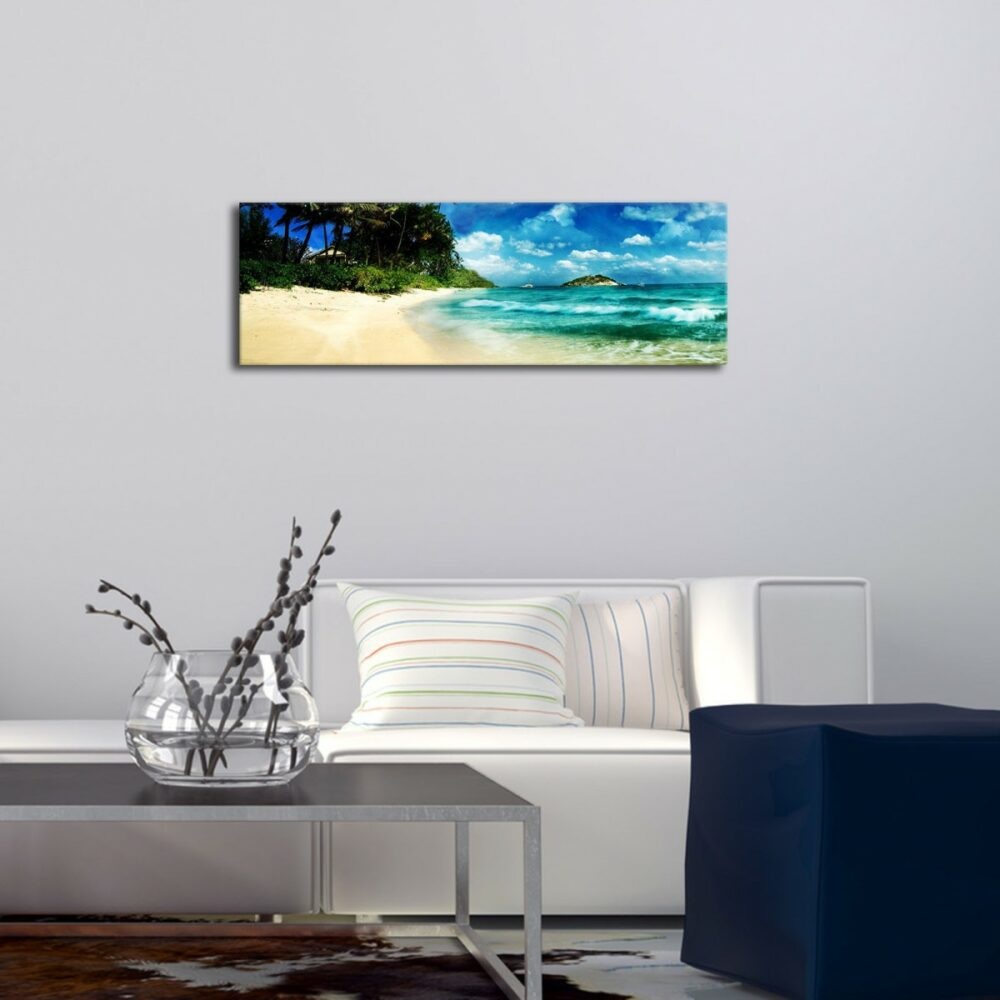 Wallity Obraz s LED osvětlením MOŘE 69 30 x 90 cm