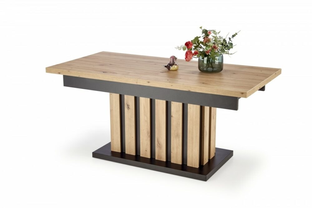HALMAR Rozkládací konferenční stolek Baretti dub artisan/černý