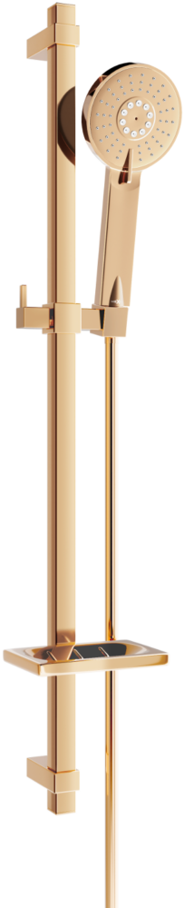 Posuvný sprchový set MEXEN DQ40 růžovo-zlatý