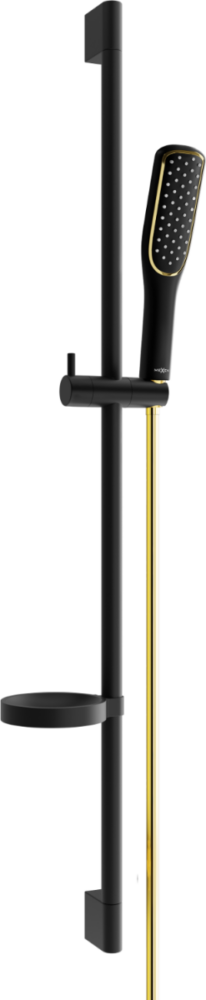Posuvný sprchový set MEXEN DS49 černý/zlatý