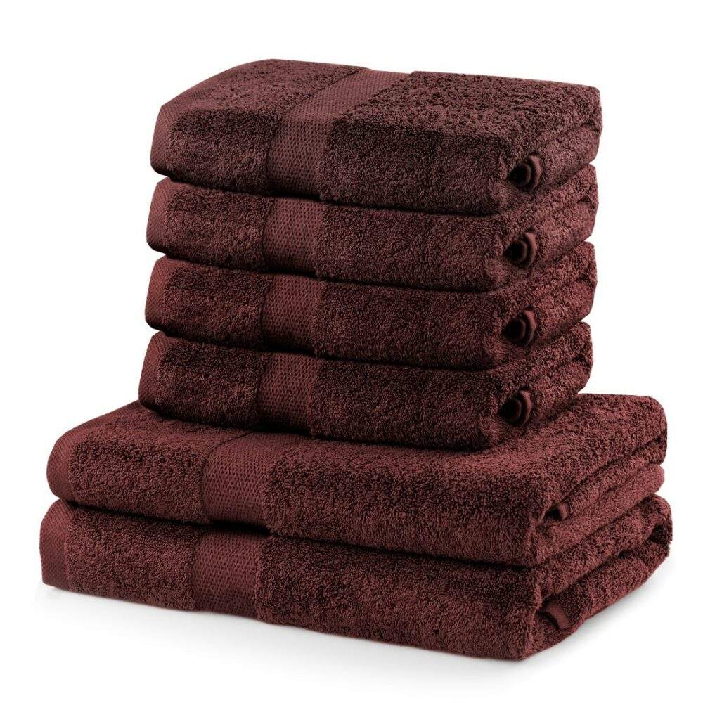 Set hnědých ručníků DecoKing MARINA