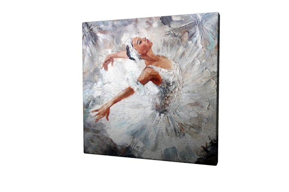 Wallity Obraz na plátně White swan KC012 45x45 cm