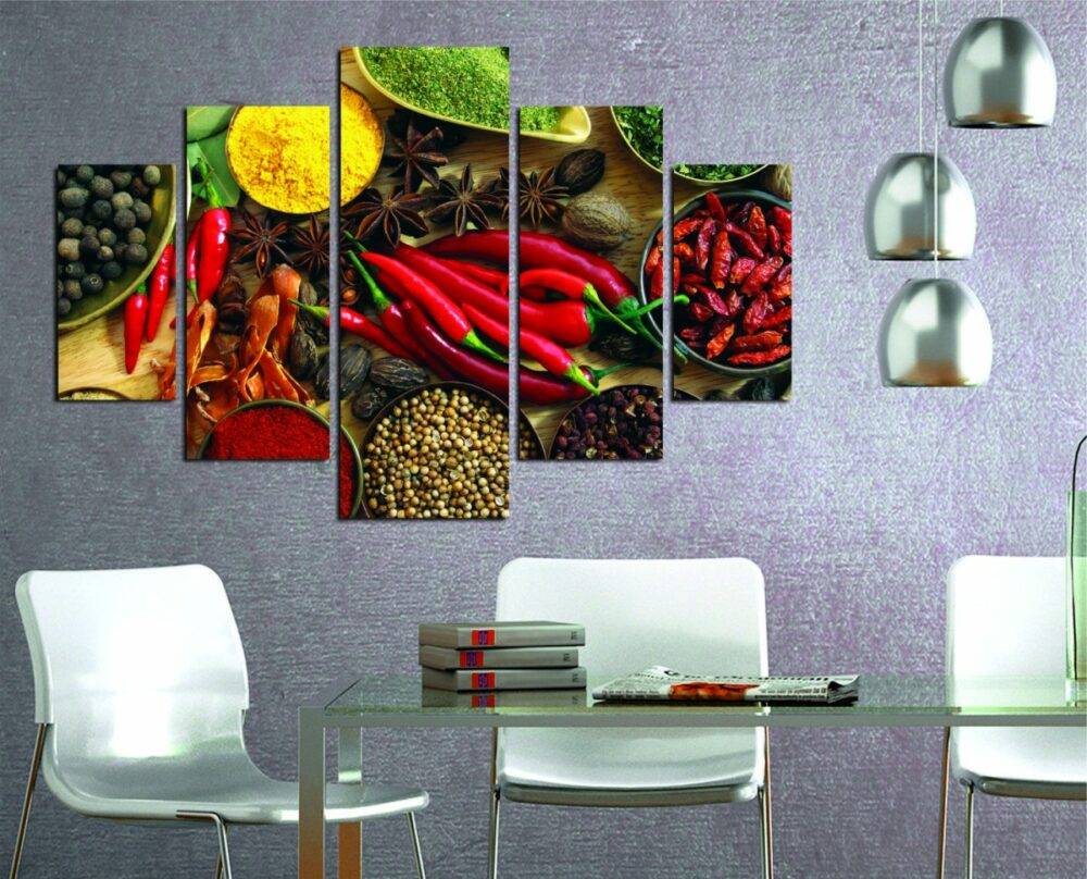 Hanah Home Vícedílný obraz Pepper 92 x 56 cm