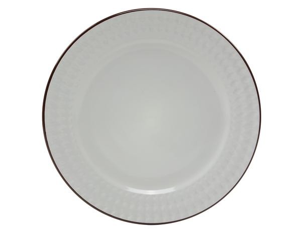 HIT Keramický jídelní talíř ROME 28cm bílý
