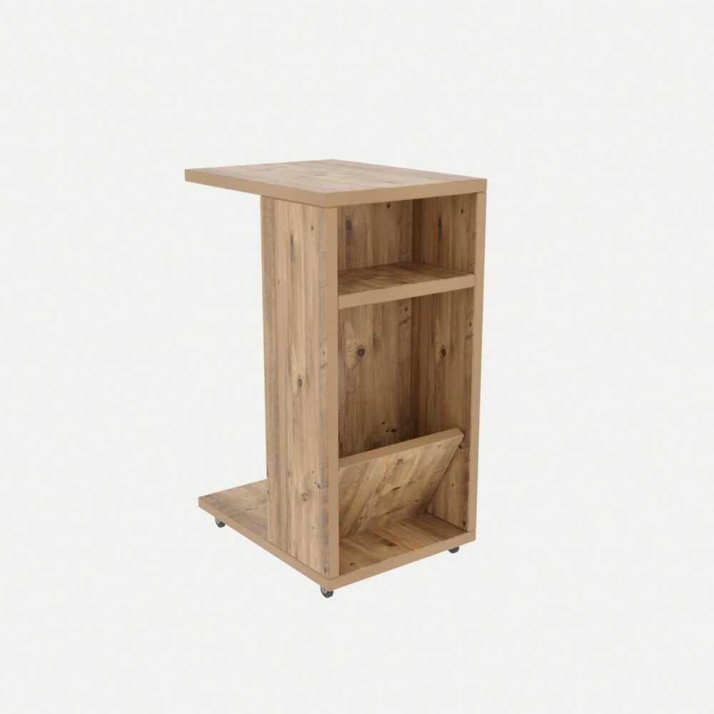 Kalune Design Odkládací stolek Filinta hnědý