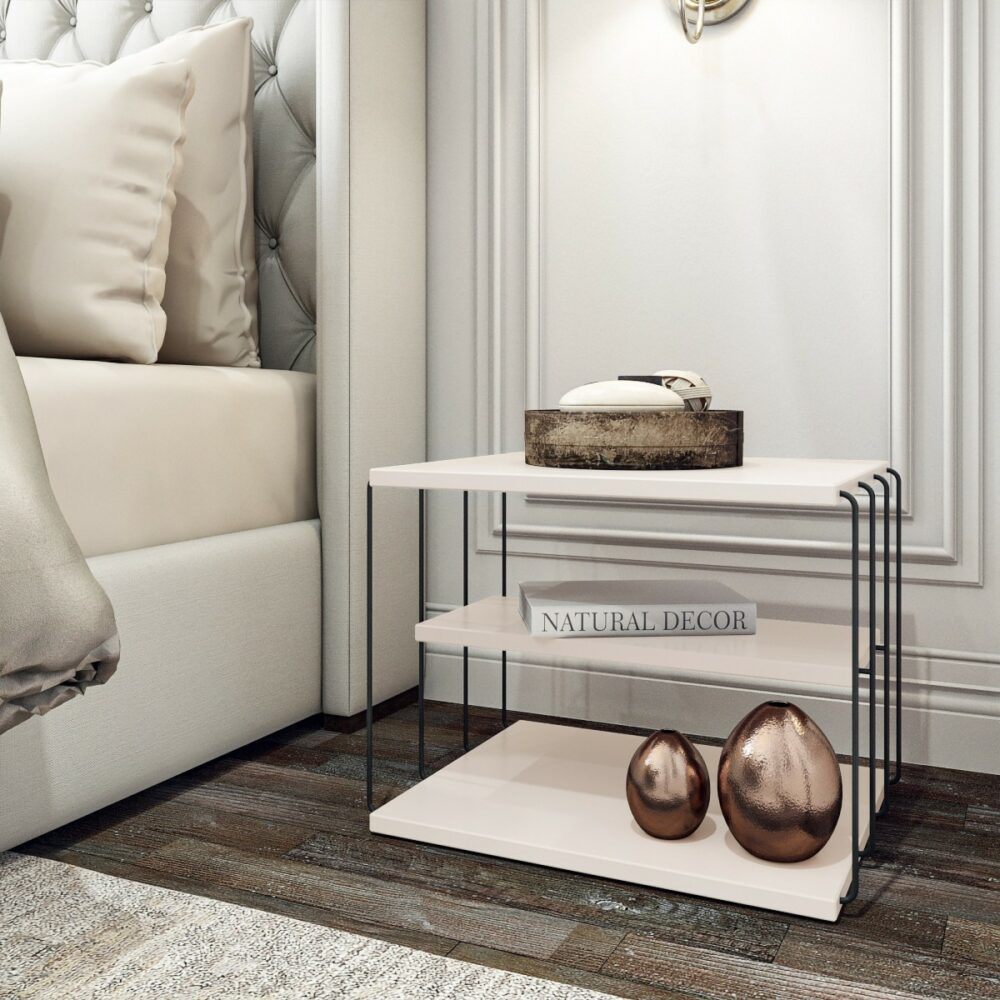 Kalune Design Odkládací stolek Lifon bílý
