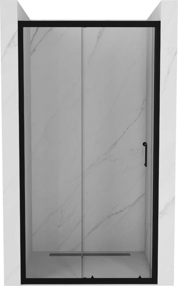 Sprchové dveře MEXEN Apia 125 cm černé
