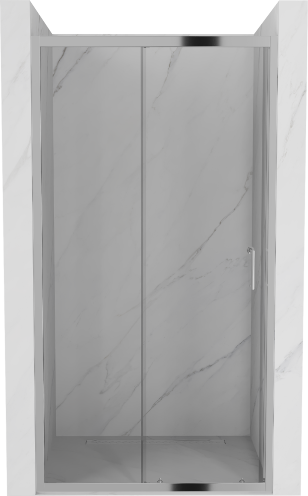 Sprchové dveře MEXEN Apia 150cm stříbrné