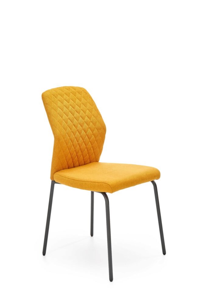 HALMAR Jídelní židle K461 hořčicově žlutá