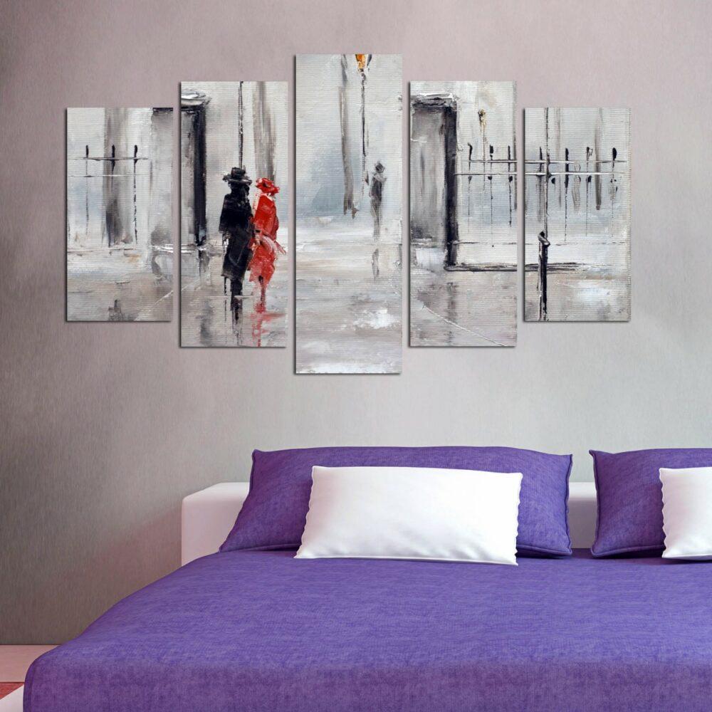 Hanah Home Vícedílný obraz Man And Woman 110x60 cm