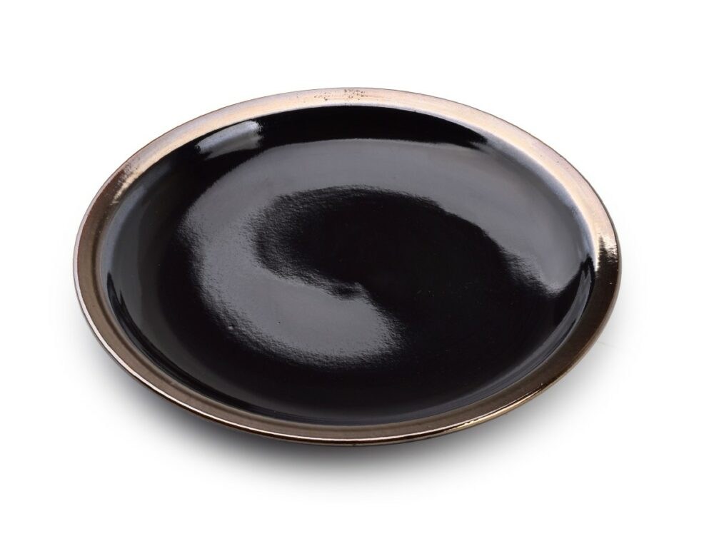 Affekdesign Porcelánový talíř Cal 20 cm černý