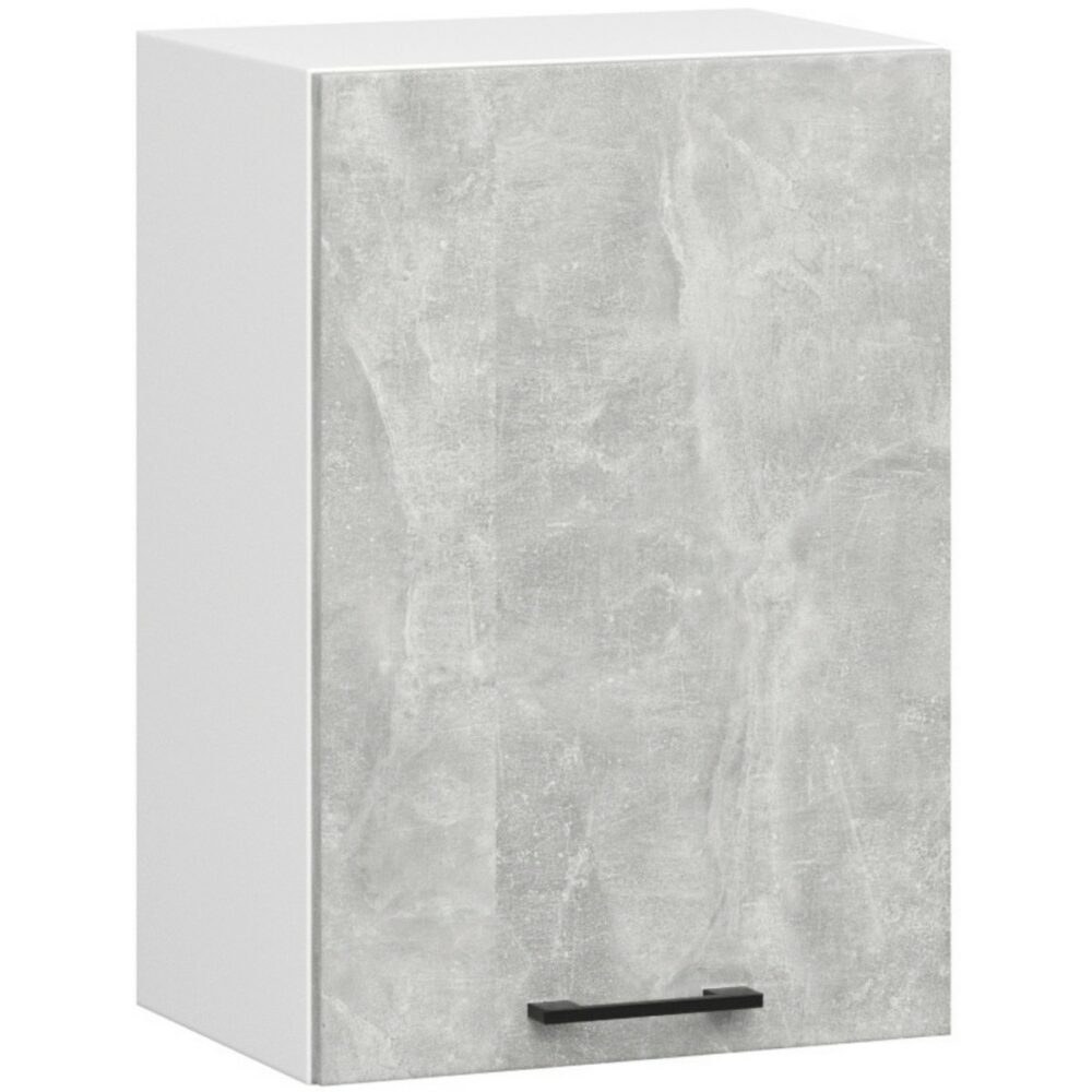 Ak furniture Kuchyňská závěsná skříňka Olivie W 50 cm bílá/beton