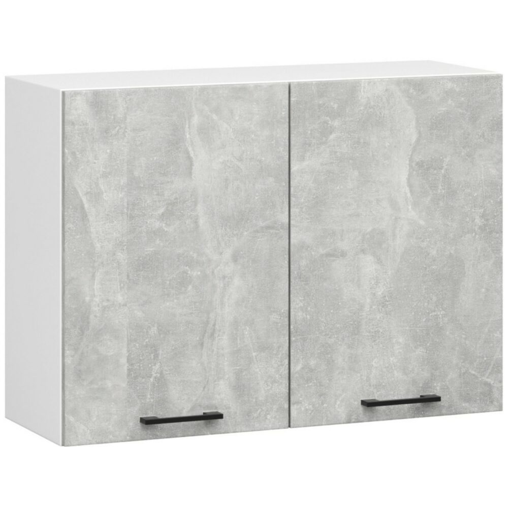 Ak furniture Kuchyňská závěsná skříňka Olivie W I 80 cm bílá/beton