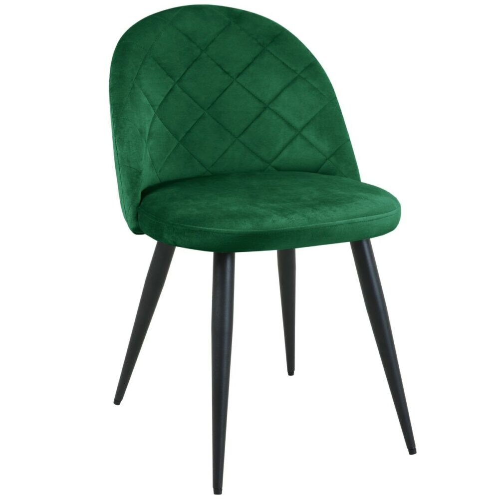 Ak furniture Čalouněná designová židle Poppy zelená