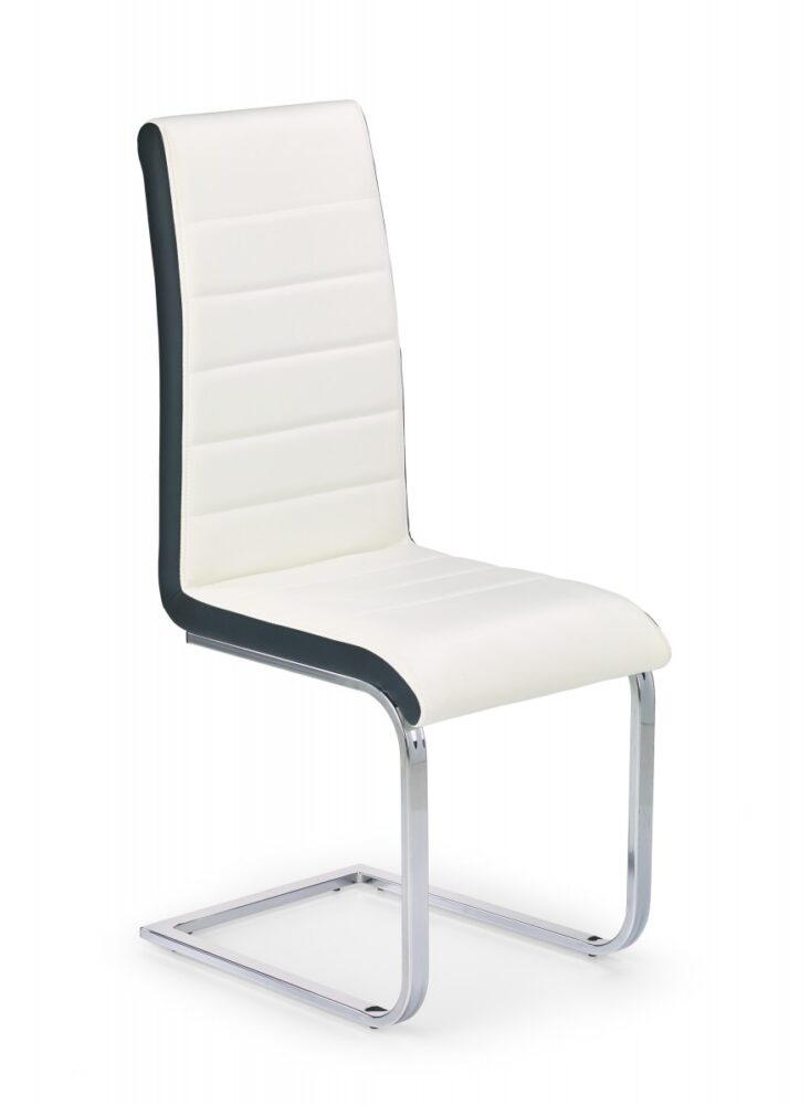 HALMAR Jídelní židle Dino bílo-černá