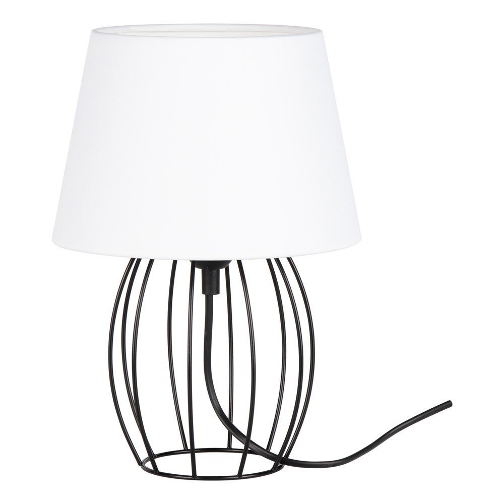 TP Living Stolní lampa MERANO 20 cm černá/bílá