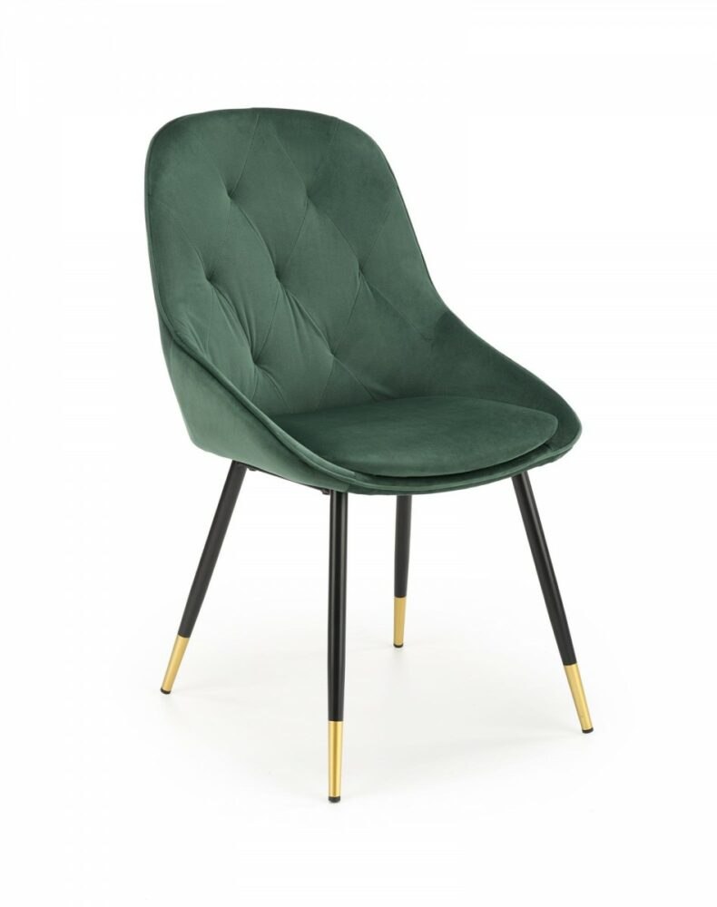 HALMAR Designová židle Liza tmavě zelená