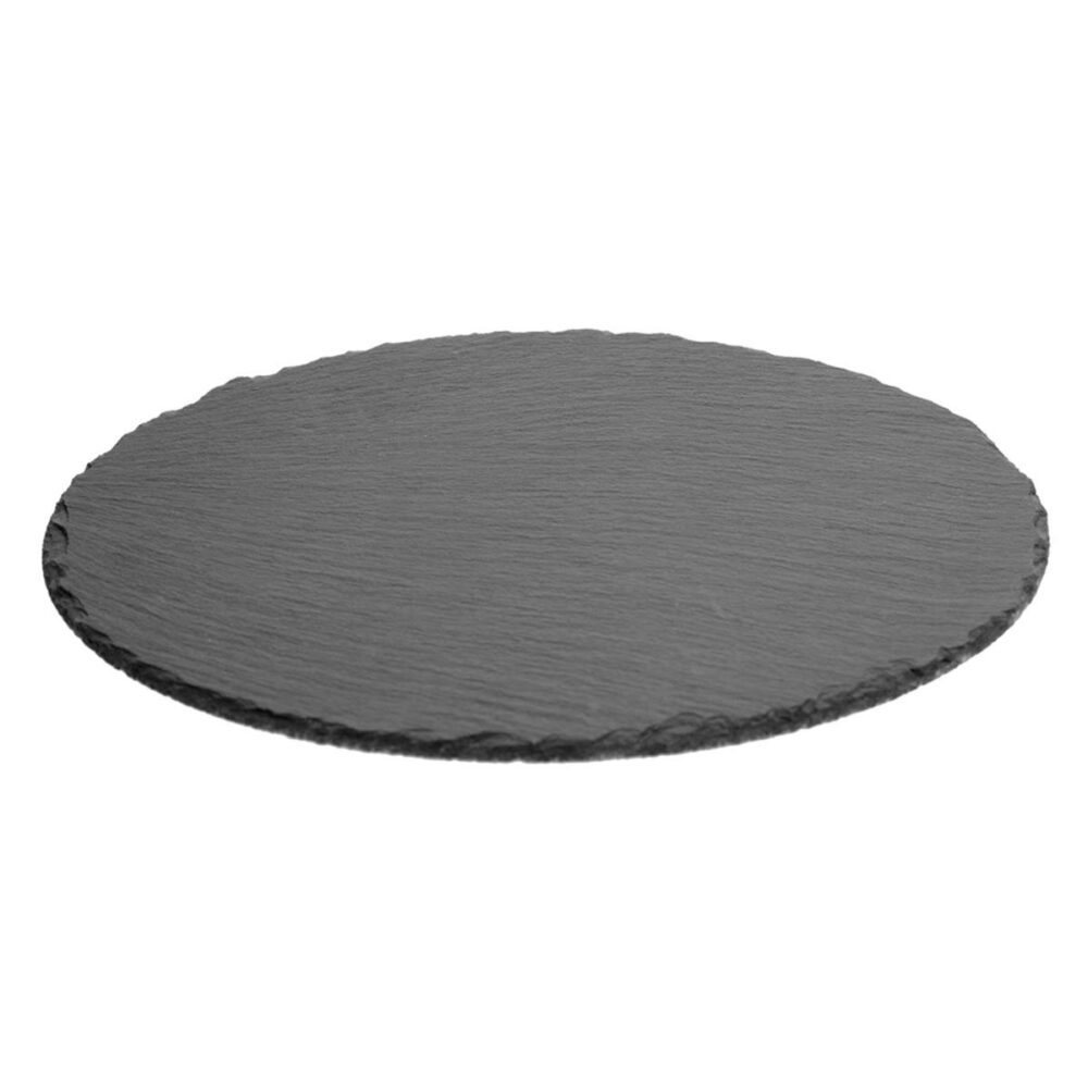 DekorStyle Břidlicový talíř 28 cm černý