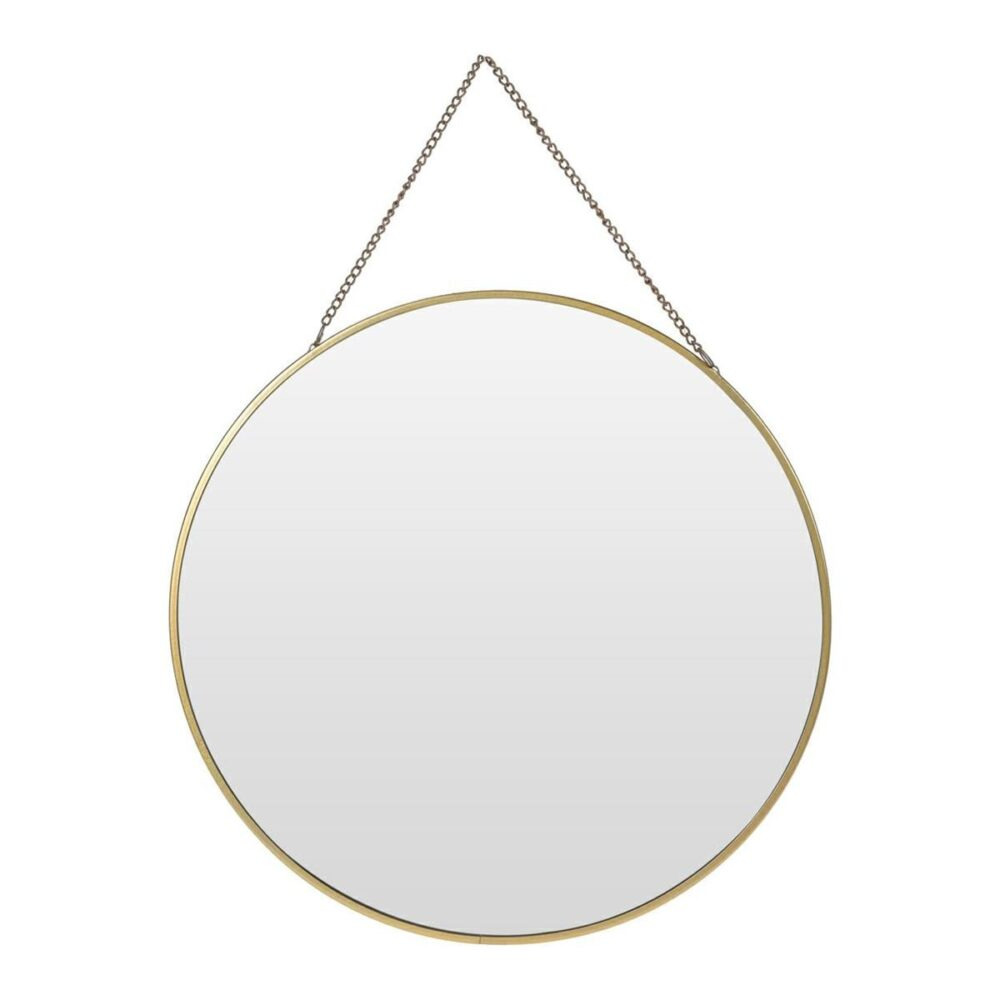 DekorStyle Nástěnné zrcadlo RANTAI 29 cm zlaté
