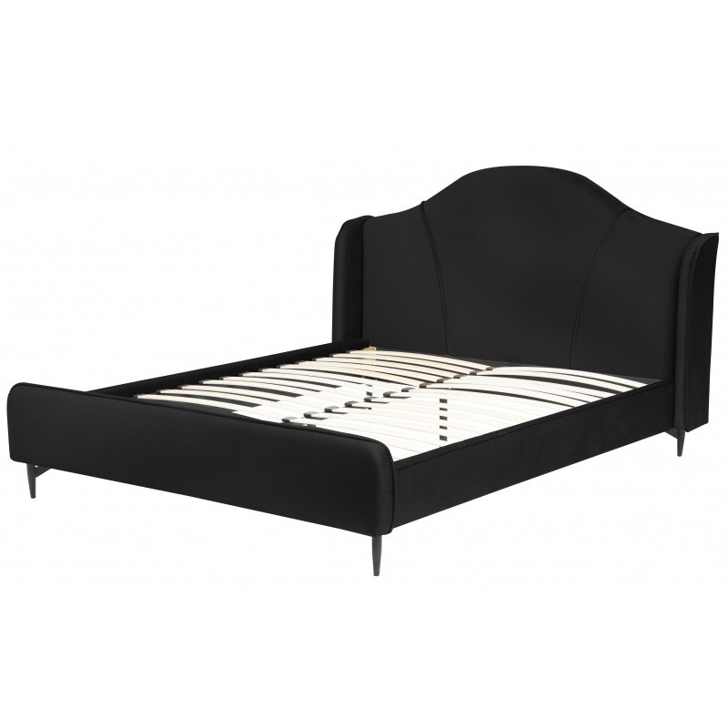Hector Čalouněná postel Sunrest 160x200 černá